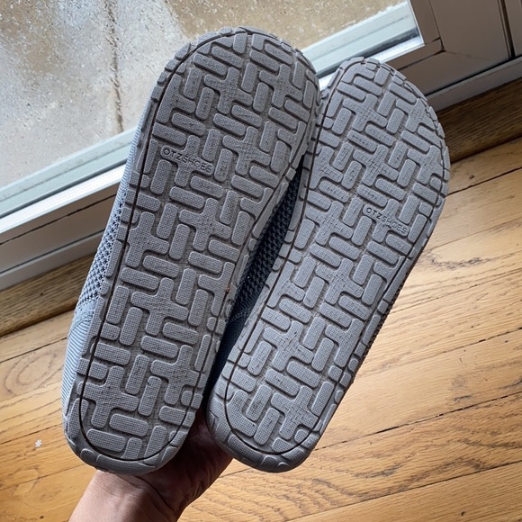 NEW! OTZ Shoes Gray Mesh Cork Insole Slip-ons Size 10.5 Men's - Picture 9 of 10